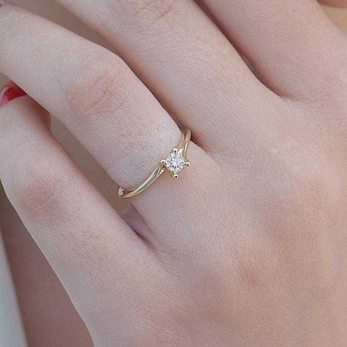 Δαχτυλίδι Ροζέτα Χρυσός Κ18 με Διαμάντια SKU-78931