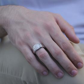 Δαχτυλίδι Τριάντος Ασήμι 925° σε Αρχαιοελληνικό Ύφος SKU-78171