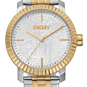 Γυναικείο Ρολόι DKNY Chambers Maxi με Ασημί Καντράν | DK1L053M0045 SKU-78222