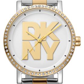 Γυναικείο Ρολόι DKNY Soho Logo με Ασημί Καντράν | DK1L035M0075 SKU-78237