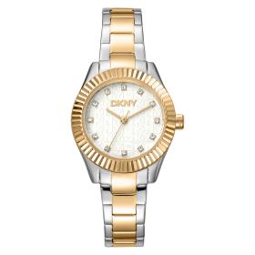 Γυναικείο Ρολόι DKNY Chambers Glitz με Ασημί Καντράν | DK1L017M0075 SKU-78238