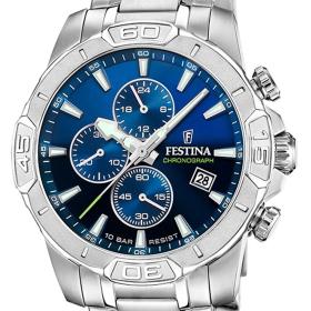 Ανδρικό Ρολόι FESTINA με Ασημί Μπρασελέ | F20704-4 SKU-78076