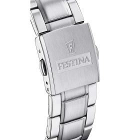 Ανδρικό Ρολόι FESTINA με Μπλέ Καντράν & Ασημί Μπρασελέ | F16759-3 SKU-78934