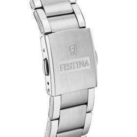 Ανδρικό Ρολόι FESTINA με Μαύρο Καντράν & Ασημί Μπρασελέ | F20343-8 SKU-78935