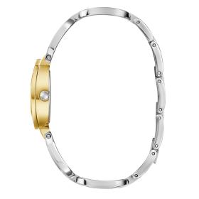 Γυναικείο Ρολόι GUESS Gia με Κρύσταλλα & Δίχρωμο Μπρασελέ | gw0683l6 SKU-78018