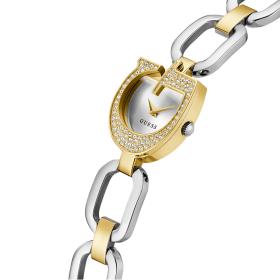Γυναικείο Ρολόι GUESS Gia με Κρύσταλλα & Δίχρωμο Μπρασελέ | gw0683l6 SKU-78018