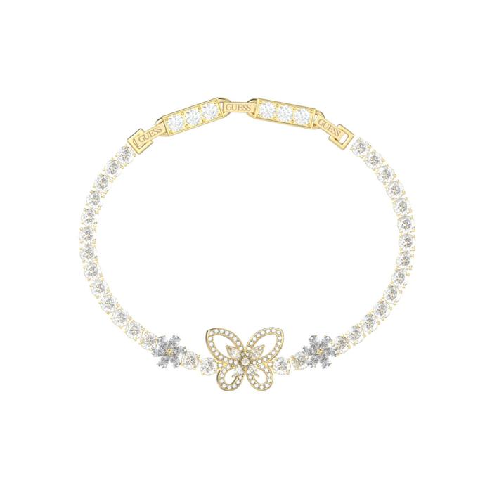 Γυναικείο Βραχιόλι Guess Lily Ανοξείδωτο Ατσάλι & Ζιργκόν | JUBB05119JWYGT/U SKU-78049