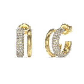 Γυναικεία Σκουλαρίκια Guess Fabulous Me με Πέτρες Ζιργκόν | JUBE05197JWYGT/U SKU-78065