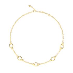 Γυναικείο Κολιέ GUESS Bamboo Ανοξείδωτο Ατσάλι & Ζιργκόν | JUBN05167JWYGT/U SKU-78337