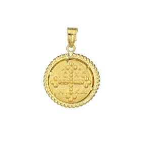 Κωνσταντινάτο Φυλαχτό Χρυσός Κ9 SKU-78483