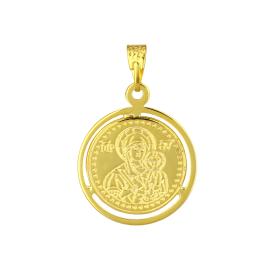 Κωνσταντινάτο Φυλαχτό Χρυσός Κ9 SKU-78484