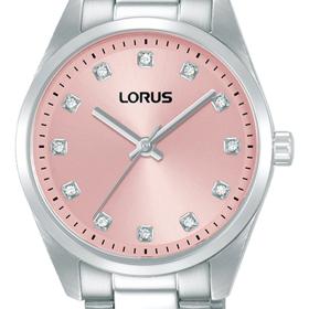 Γυναικείο Ρολόι LORUS με Ρόζ Καντράν & Ασημί Μπρασελέ | RG325XX9 SKU-78261