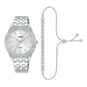 Γυναικείο Ρολόι LORUS με Ασημί Καντράν & Μπρασελέ SET | RG289XX9 SKU-78263