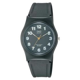 Ρολόι Q&Q με Μαύρο Καντράν & Μαύρο Λουράκι | VP34J010Y SKU-78985