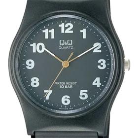 Ρολόι Q&Q με Μαύρο Καντράν & Μαύρο Λουράκι | VP34J010Y SKU-78985