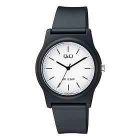 Ρολόι Q&Q με Λευκό Καντράν & Μαύρο Λουράκι | G22A-006VY SKU-78998