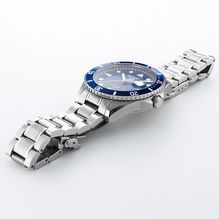 Ανδρικό Ρολόι ROAMER Pro Diver με Μπλέ Καντράν | 969845-41-45-20 SKU-78652