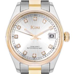 Γυναικείο Ρολόι JCOU Serenity με Ασημί Καντράν | JU19068-6 SKU-78656
