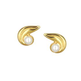 Σκουλαρίκια με Μαργαριτάρια Χρυσός Κ9 SKU-78492