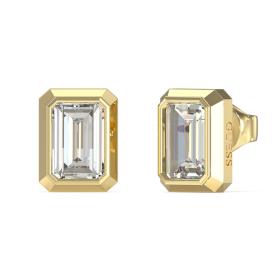 Σκουλαρίκια Guess Steel 4g Light Ανοξείδωτο Ατσάλι & Ζιργκόν | JUBE05250JWYGT/U SKU-78338