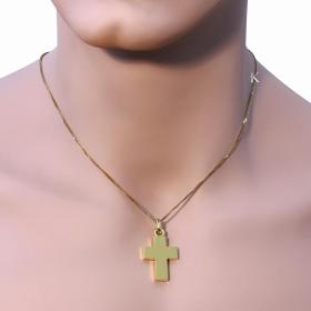 Ανδρικός Σταυρός Χρυσός Κ18 SKU-78536