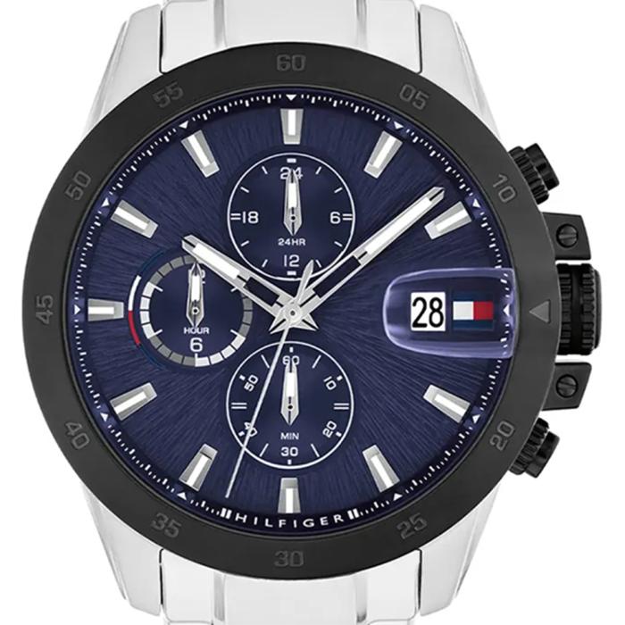 Ανδρικό Ρολόι TOMMY HILFIGER με Μπλέ Καντράν | 1792198 SKU-78306