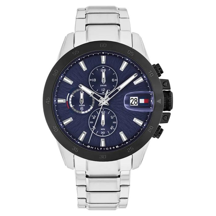 Ανδρικό Ρολόι TOMMY HILFIGER με Μπλέ Καντράν | 1792198 SKU-78306