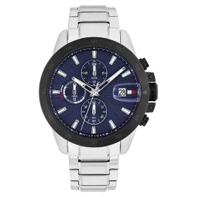 Ανδρικό Ρολόι TOMMY HILFIGER με Μπλέ Καντράν | 1792198 SKU-78306