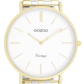 Γυναικείο Ρολόι OOZOO Vintage με Λευκό Καντράν | C20402 SKU-78289