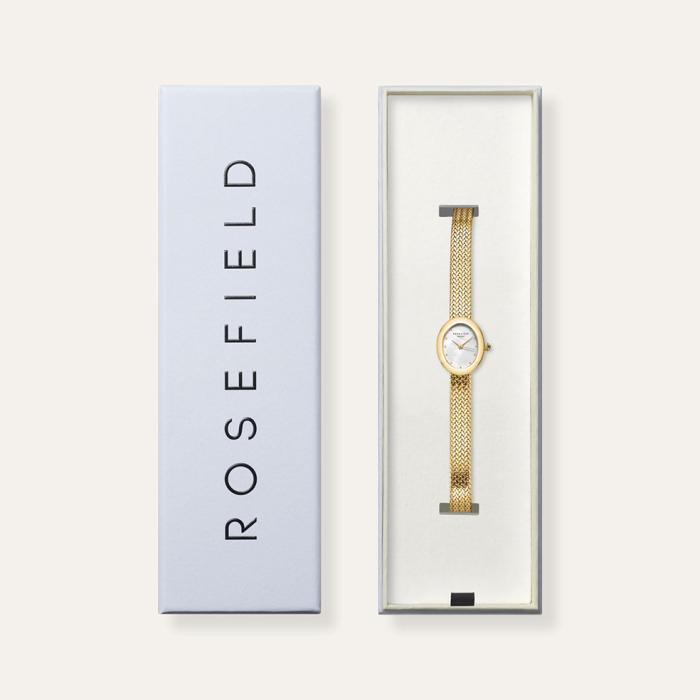 Γυναικείο Ρολόι ROSEFIELD Mini Oval με Φίλντισι Καντράν | MWGMG-M02 SKU-78721
