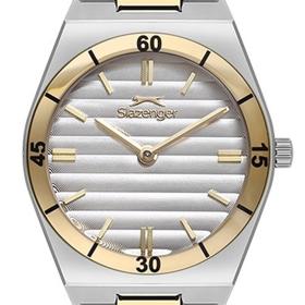 Γυναικείο Δίχρωμο Ρολόι SLAZENGER με Ασημί Καντράν | SL.09.2470.3.03 SKU-78800