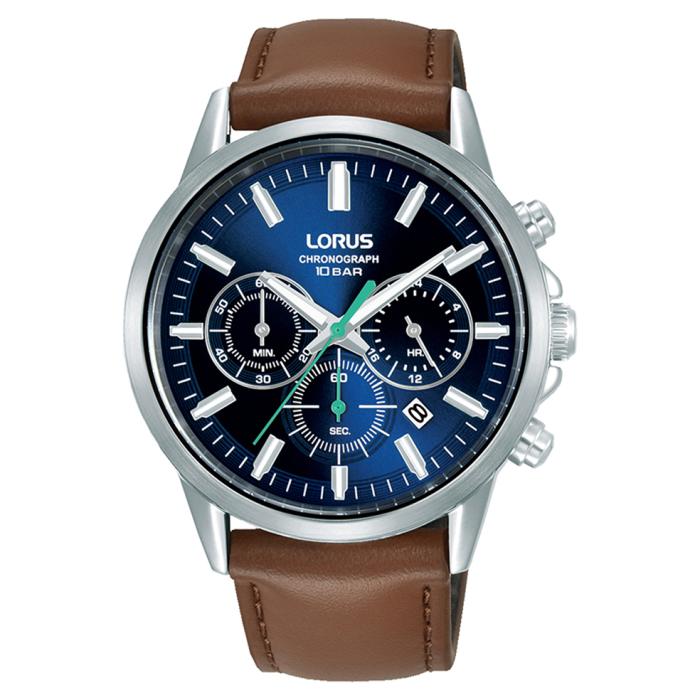 Ανδρικό Ρολόι LORUS Tactical με Καφέ Δερμάτινο Λουράκι | RT381KX9 SKU-78268