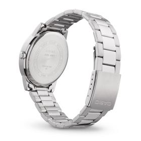 Ρολόι CASIO με Μαύρο Καντράν & Ασημί Μπρασελέ | MTP-1303PD-1AVEG SKU-78781