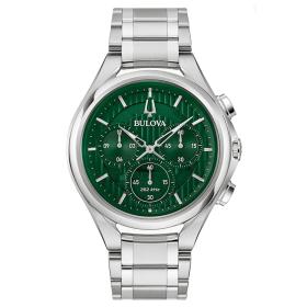 Ανδρικό Ρολόι BULOVA Curv με Πράσινο Καντράν SKU-79725