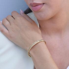 Βραχιόλι Μαίανδρος με Διαμάντια Χρυσός K18 SKU-79478