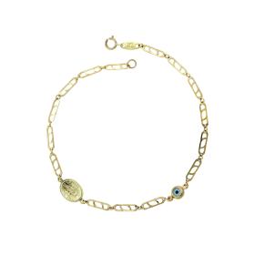 Βραχιόλι Παιδικό Κωνσταντινάτο Χρυσός Κ9 SKU-79963