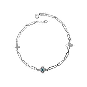 Βραχιόλι Παιδικό Λευκόχρυσος Κ9 SKU-79958