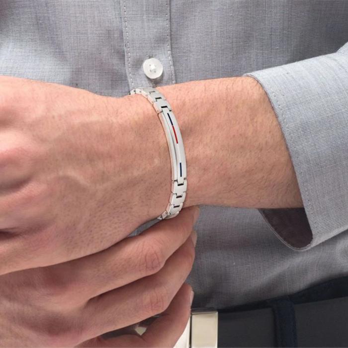 Ανδρικό Βραχιόλι Tommy Hilfiger από Ανοξείδωτο Ατσάλι | 2790313 SKU-79063