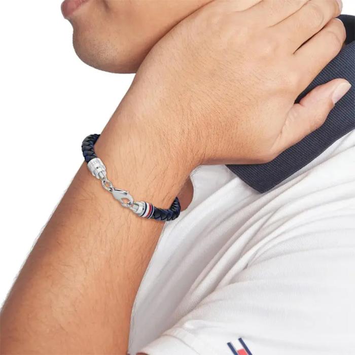 Βραχιόλι Tommy Hilfiger από Ανοξείδωτο Ατσάλι & Δέρμα | 2790634 SKU-79064