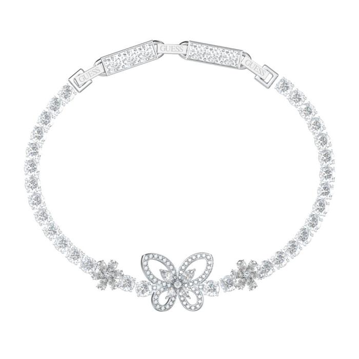 Γυναικείο Βραχιόλι Guess Lily Ανοξείδωτο Ατσάλι & Ζιργκόν | JUBB05119JWRHT/U SKU-79206