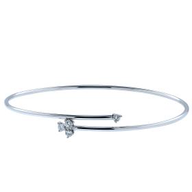 Βραχιόλι με Διαμάντια Λευκόχρυσος Κ14 SKU-79732