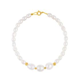 Βραχιόλι Χρυσός K14 με Μαργαριτάρια SKU-79459