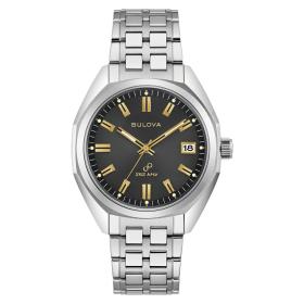 Ανδρικό Ρολόι BULOVA Classic Jet Star με Μαύρο Καντράν SKU-79722