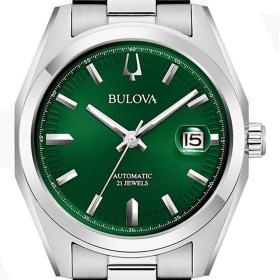 Ανδρικό Ρολόι BULOVA Surveyor Αυτόματο με Πράσινο Καντράν SKU-79723