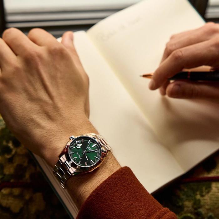 Ανδρικό Ρολόι BULOVA Surveyor Αυτόματο με Πράσινο Καντράν
