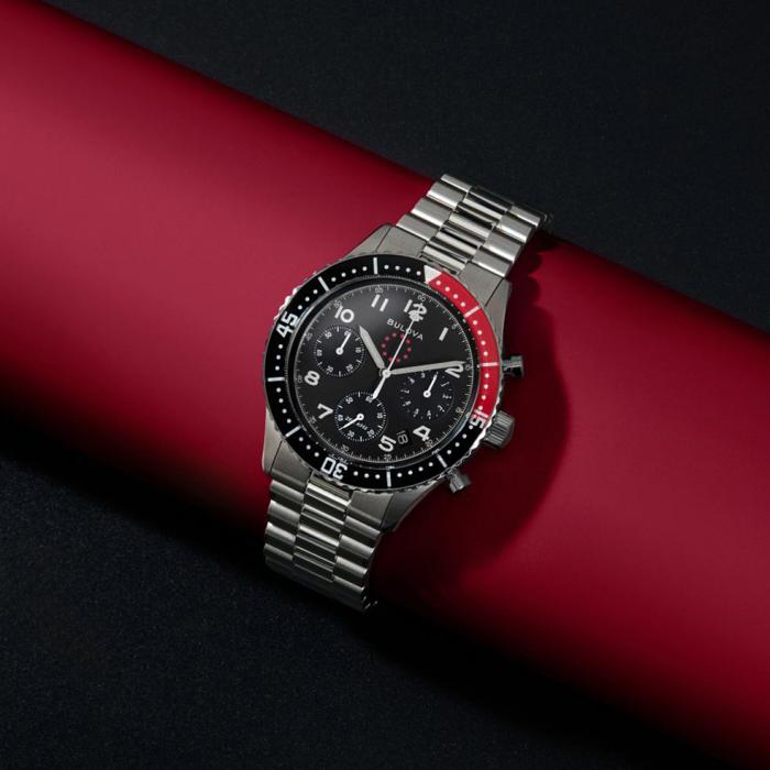 Ανδρικό Ρολόι BULOVA με Μαύρο Καντράν SKU-79726