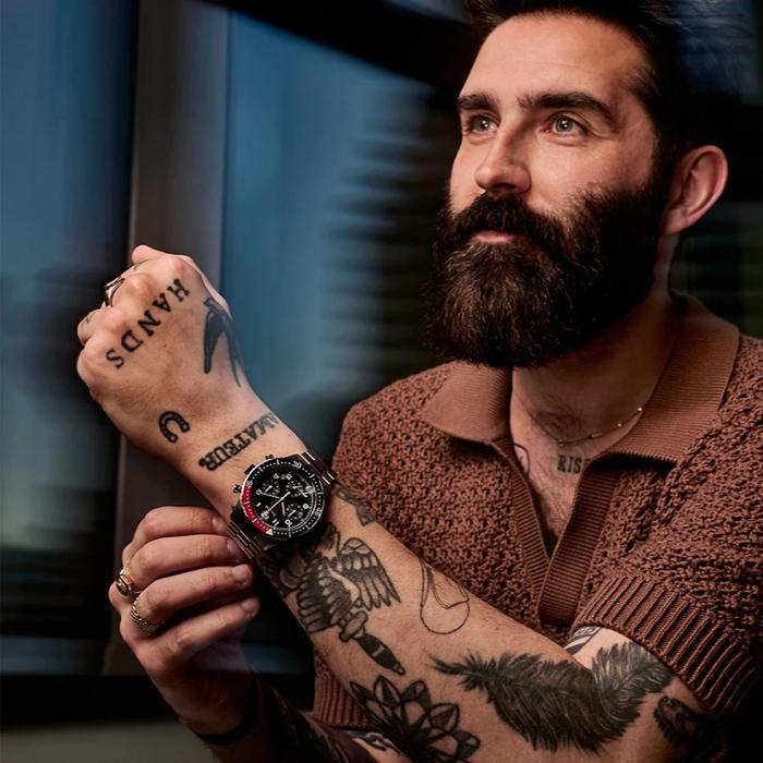 Ανδρικό Ρολόι BULOVA με Μαύρο Καντράν
