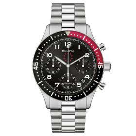 Ανδρικό Ρολόι BULOVA με Μαύρο Καντράν SKU-79726