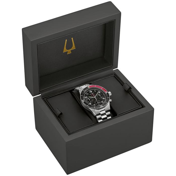 Ανδρικό Ρολόι BULOVA με Μαύρο Καντράν SKU-79726