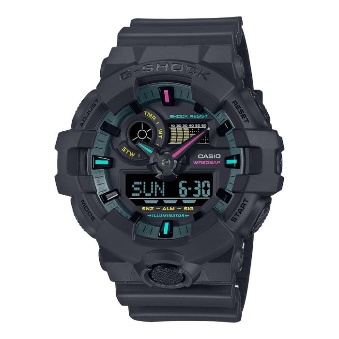 CASIO G-SHOCK Anadigi με Μαύρο Λουράκι | GA-700MF-1AER SKU-79602